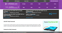 Desktop Screenshot of entityframework.linqitalia.com