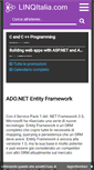 Mobile Screenshot of entityframework.linqitalia.com